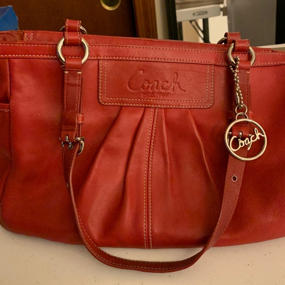 Red Coach Purse